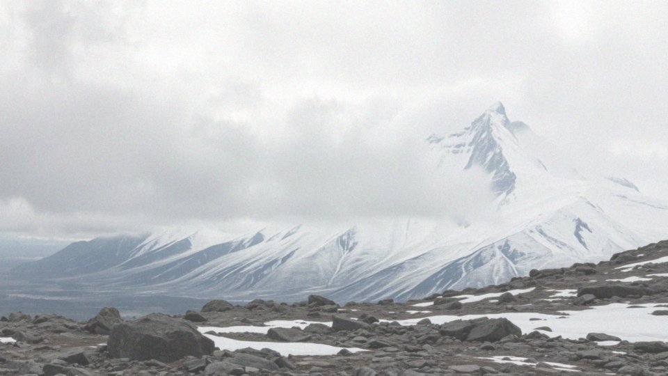 Jak grubość czapy lodowej wpływa na wysokość Mont Blanc?