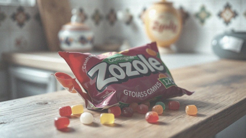 Ile waży całe opakowanie żelków Zozole?