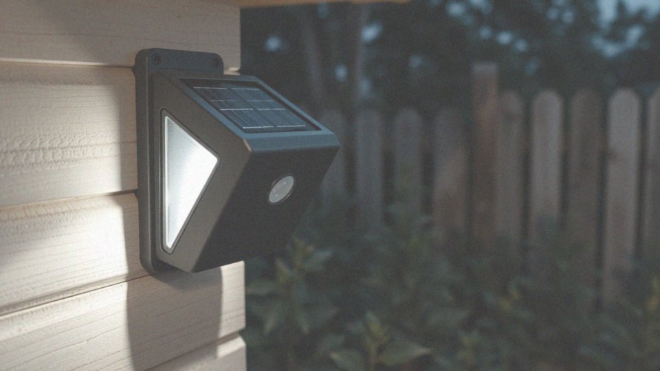 Jak działa lampa solarna z czujnikiem ruchu?