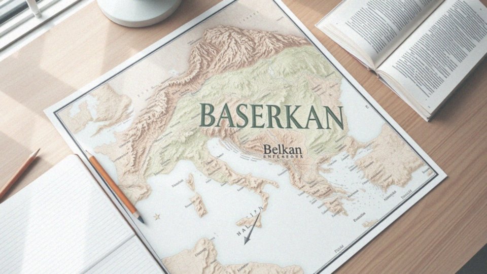 Jakie są główne cechy map Europy przedstawiających Bałkany?