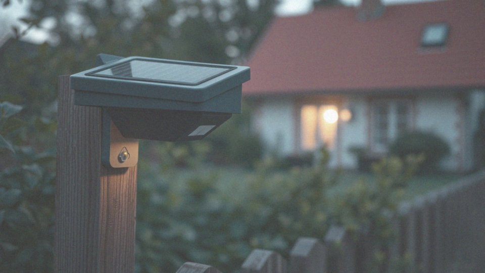 Jak czujnik zmierzchu włącza lampę solarną?