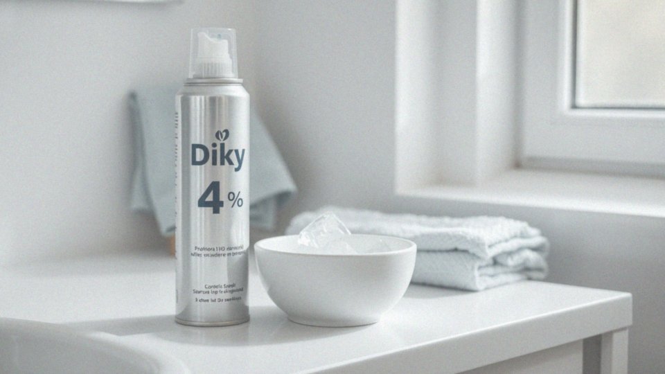 Jakie ma właściwości Diky 4% - aerozol na skórę?