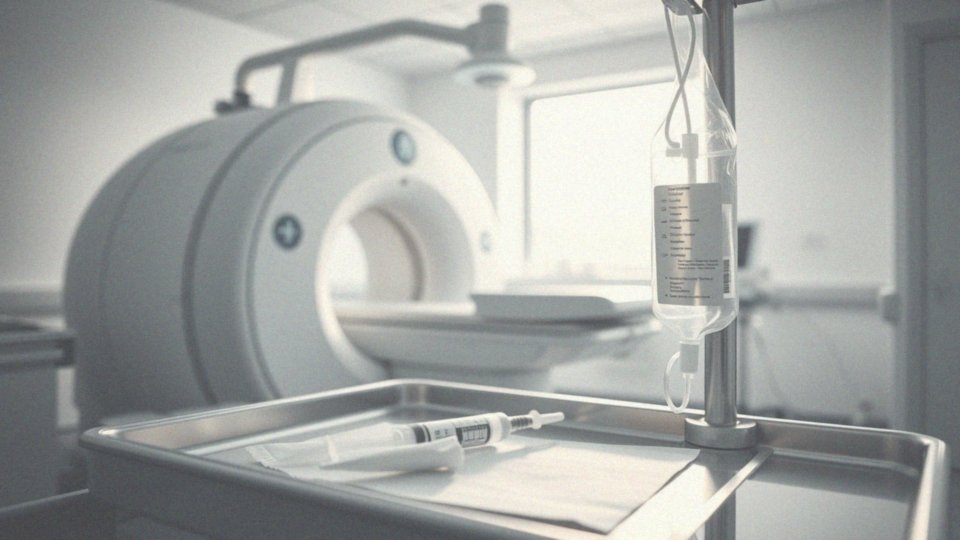 Jakie rolę pełni środek cieniujący w tomografii miednicy?