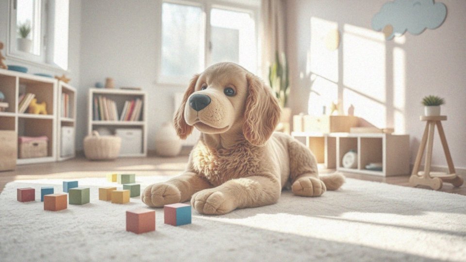 Jakie są cechy interaktywnych dużych maskotek psów?