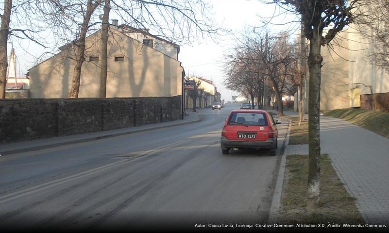 Ulica Radomska w Szydłowcu